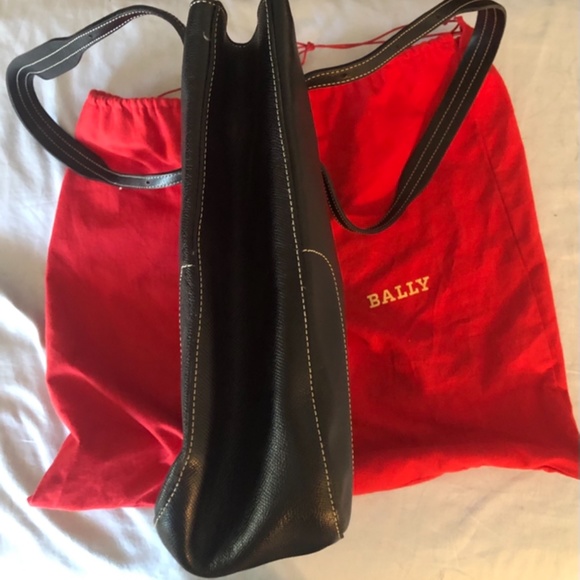 Leather Bally Handbag - Picture 4 of 5